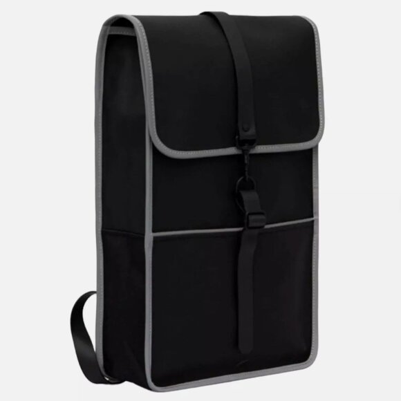 NWT Rains Backpack Waterproof Black Reflective